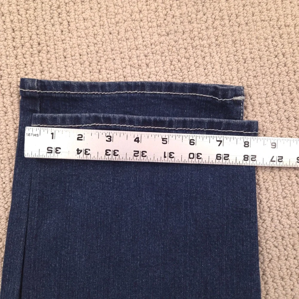 NWT True Religion Ricky Relaxed Straight Jeans Dark Humid Wash Mens 34x34 108374